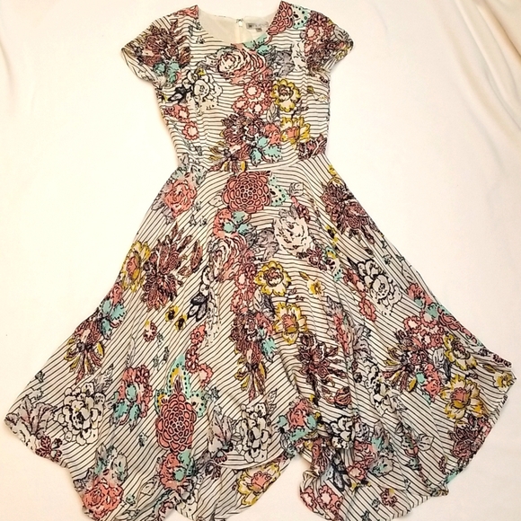 DE Collection Multicolor Floral Midi Dress - Picture 5 of 6